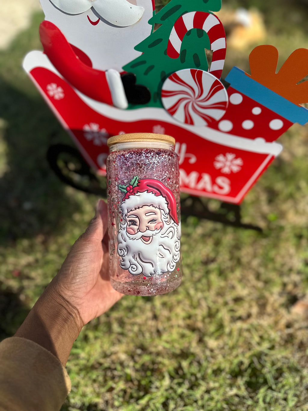 Christmas Glitter Globe image 1