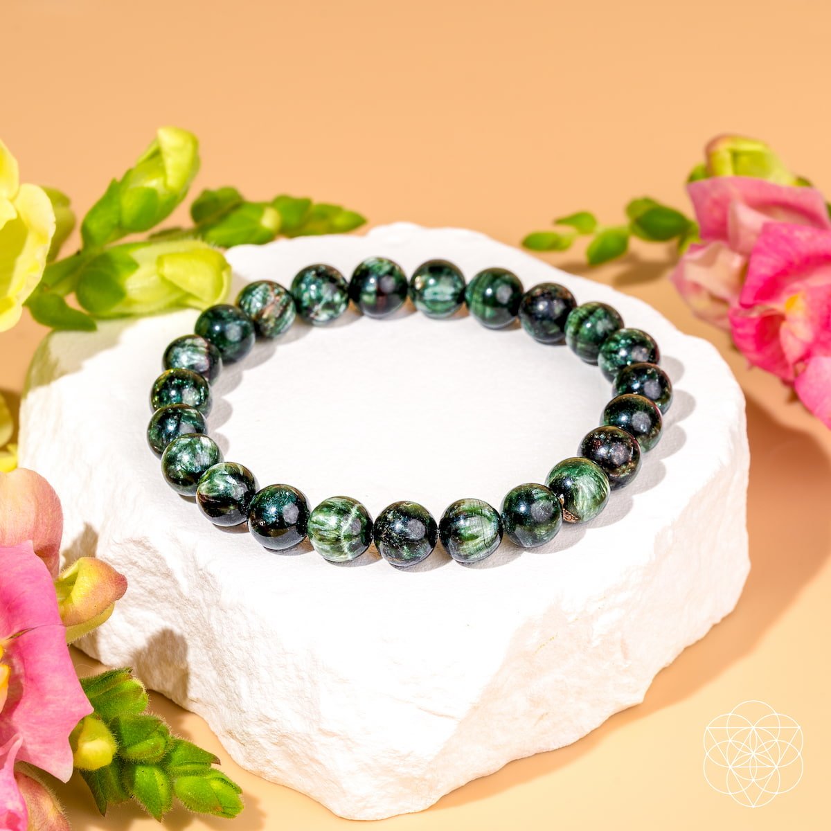 Angel Energy – Rare Seraphinite Bracelet of Transformation
