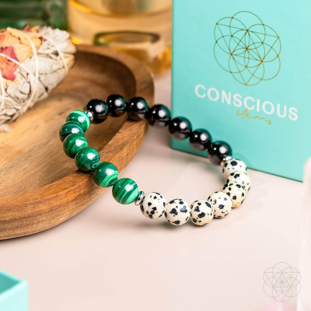 Soul Reset: Dalmatian Jasper Bracelet of Healing
